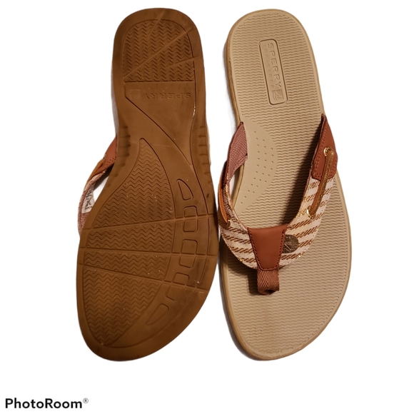 Sherry cloth leather sandal - Picture 2 of 7